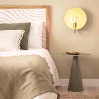 Wandlamp goud met E27 fitting &apos;Raina&apos;