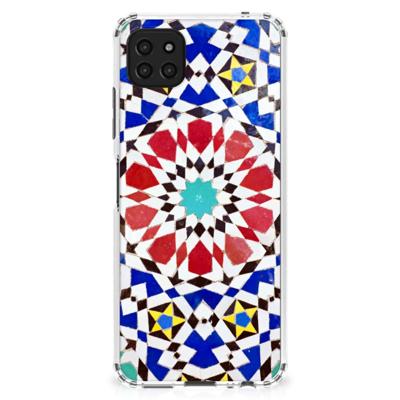 Samsung Galaxy A22 5G Anti-Shock Hoesje Mozaïek Samsung Galaxy A22 5G Anti-Shock Hoesje Mozaïek