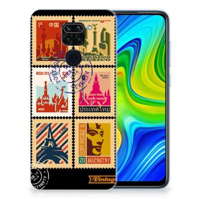 Xiaomi Redmi Note9 | Silliconen Back Cover | Postzegels