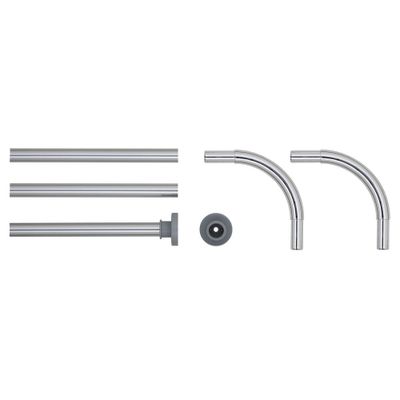Sealskin Douchegordijnstangset Chroom Sealskin Douchegordijnstangset Chroom