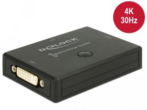 DeLOCK DVI 2 - 1 Switch bidirectional 4K 30 Hz dvi switch