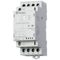 Finder 22.34.0.230.1340 Contactor 4x NO 230 V/DC, 230 V/AC 25 A 1 stuk(s)