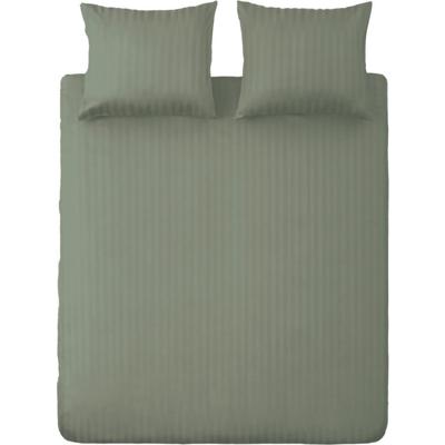 Ten Cate Katoen Satijnen Lits-Jumeaux Dekbedovertrek Streep 240x200/220 cm Groen
