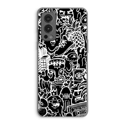Vexx Black Mixtape: OnePlus Nord 2 5G Transparant Hoesje