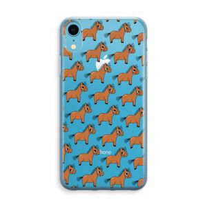 Pony: iPhone XR Transparant Hoesje