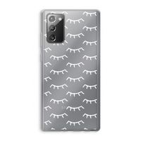 Wimpers: Samsung Galaxy Note 20 / Note 20 5G Transparant Hoesje