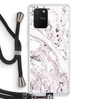Mengelmoes: Samsung Galaxy S10 Lite Transparant Hoesje met koord