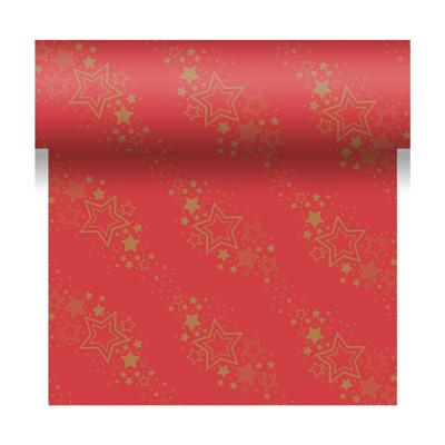 Duni 3-in1 Holiday Star Red 40x480cm