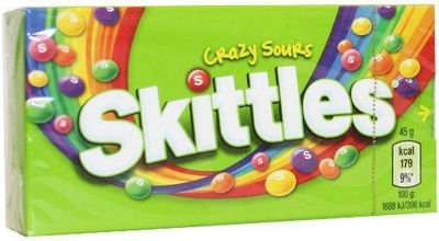 Skittles Crazy sours (45 gr)