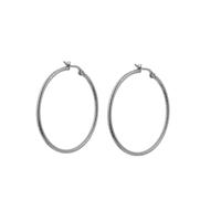 Go Dutch Label Bewerkte Creolen 4 cm Zilver Go Dutch Label Bewerkte Creolen 4 cm Zilver