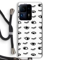 Eye pattern #2: Xiaomi Mi Mix 4 Transparant Hoesje met koord