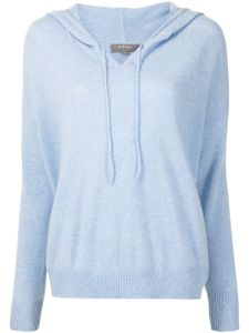 N.Peal hoodie en maille - Bleu