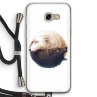 Yin Yang Wolves: Samsung Galaxy A5 (2017) Transparant Hoesje met koord