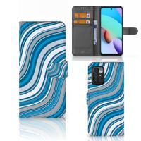 Xiaomi Redmi 10 | Telefoon Hoesje | Waves Blue Xiaomi Redmi 10 | Telefoon Hoesje | Waves Blue