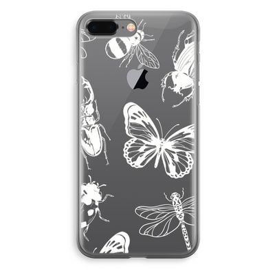 Tiny Bugs: iPhone 8 Plus Transparant Hoesje