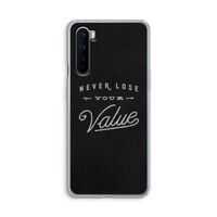 Never lose your value: OnePlus Nord Transparant Hoesje