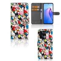 OPPO Reno8 Pro | Telefoonhoesje | Met pasjeshouder | Birds