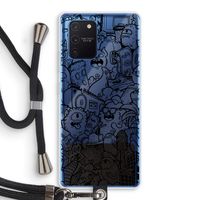 Vexx Black City : Samsung Galaxy Note 10 Lite Transparant Hoesje met koord