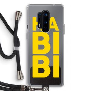 Habibi Majorelle : OnePlus 8 Pro Transparant Hoesje met koord