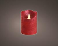 Led kaars wax vlam verlichting 10 cm kerstrood Led kaars wax vlam verlichting 10 cm kerstrood