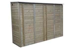 Hoge tuinkast 305x82x180 cm- - Hout- Lutrabox