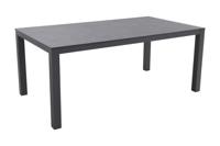 Suns Monte Vari tuintafel Matt royal grey - Carbon Stone - 180 x 100 cm.