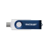 Patriot Memory 64GB Xporter X550 USB flash drive Dual USB A+C (PS64GX550AAD) Wit, Blauw