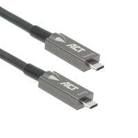 ACT Connectivity USB-C 3.2 Gen2 Active Optical Cable (AOC) aansluitkabel kabel 5 meter - thumbnail
