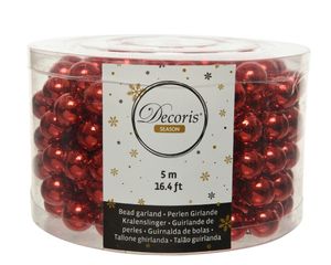 Kraalketting plc XL d1h500 cm kerstrood - Decoris