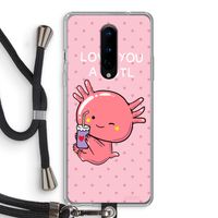 Love You A Lotl: OnePlus 8 Transparant Hoesje met koord
