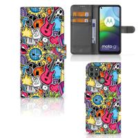 Motorola Moto G9 Power | Wallet Case | met Pasjes | Punk Rock