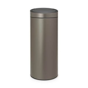 Brabantia touch bin afvalemmer 30 liter platinum