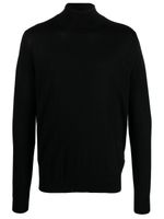 Lanvin pull en laine mélangée à col roulé - Noir