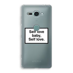 Self love: Sony Xperia XZ2 Compact Transparant Hoesje