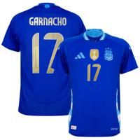Argentinië Authentic Heat.RDY Shirt Uit 2024-2025 + Garnacho 17