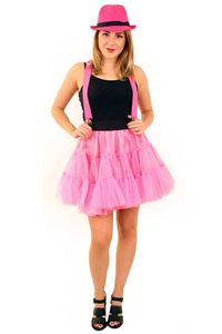 Petticoat pink 3-laags volwassenen