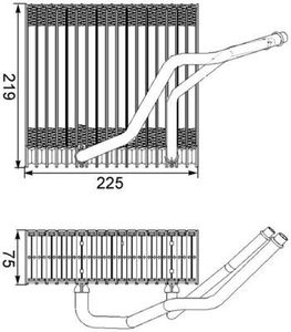 Verdamper, airconditioning AE38000S
