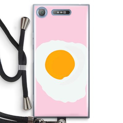 Sunny side up: Sony Xperia XZ1 Transparant Hoesje met koord