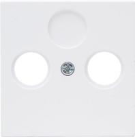 Enzo Kopp hk07 pure mat wit afdekplaat voor coax - 4624040