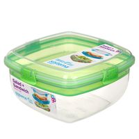 Sistema TO GO - Salad + Sandwich Lunchbox - 1.630 ml Groen