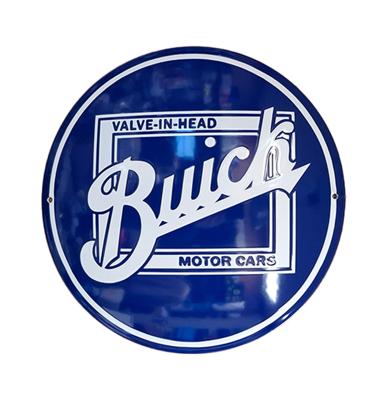Buick Motor Cars Emaille Bord - Ø30cm