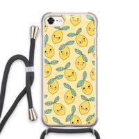 Citroenen: iPhone 8 Transparant Hoesje met koord
