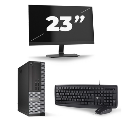Dell Optiplex 7020 SFF - Intel Core i5-4e Generatie - 8GB RAM - 240GB SSD - Windows 11 + 1x 23 inch Monitor Dell Optiplex 7020 SFF - Intel Core i5-4e Generatie - 8GB RAM - 240GB SSD - Windows 11 + 1x 23 inch Monitor