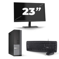 Dell Optiplex 7020 SFF - Intel Core i7-4e Generatie - 16GB RAM - 480GB SSD - Windows 10 + 1x 23 inch Monitor