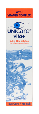 Unicare Vita+ Alles-in-een vloeistof Zachte Contactlenzen