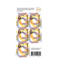 Postzegel nederland 50-350 gram 5 per vel
