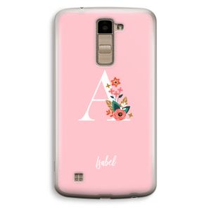 Pink Bouquet: LG K10 (2016) Transparant Hoesje