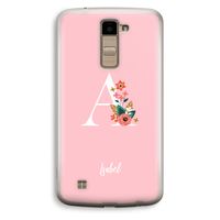 Pink Bouquet: LG K10 (2016) Transparant Hoesje
