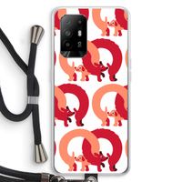 Dogs: Oppo A95 5G Transparant Hoesje met koord