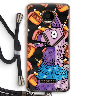 Loot Burger: Motorola Moto Z Force Transparant Hoesje met koord